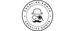 Creative Booth Logo Black 1024x1024 (white background)