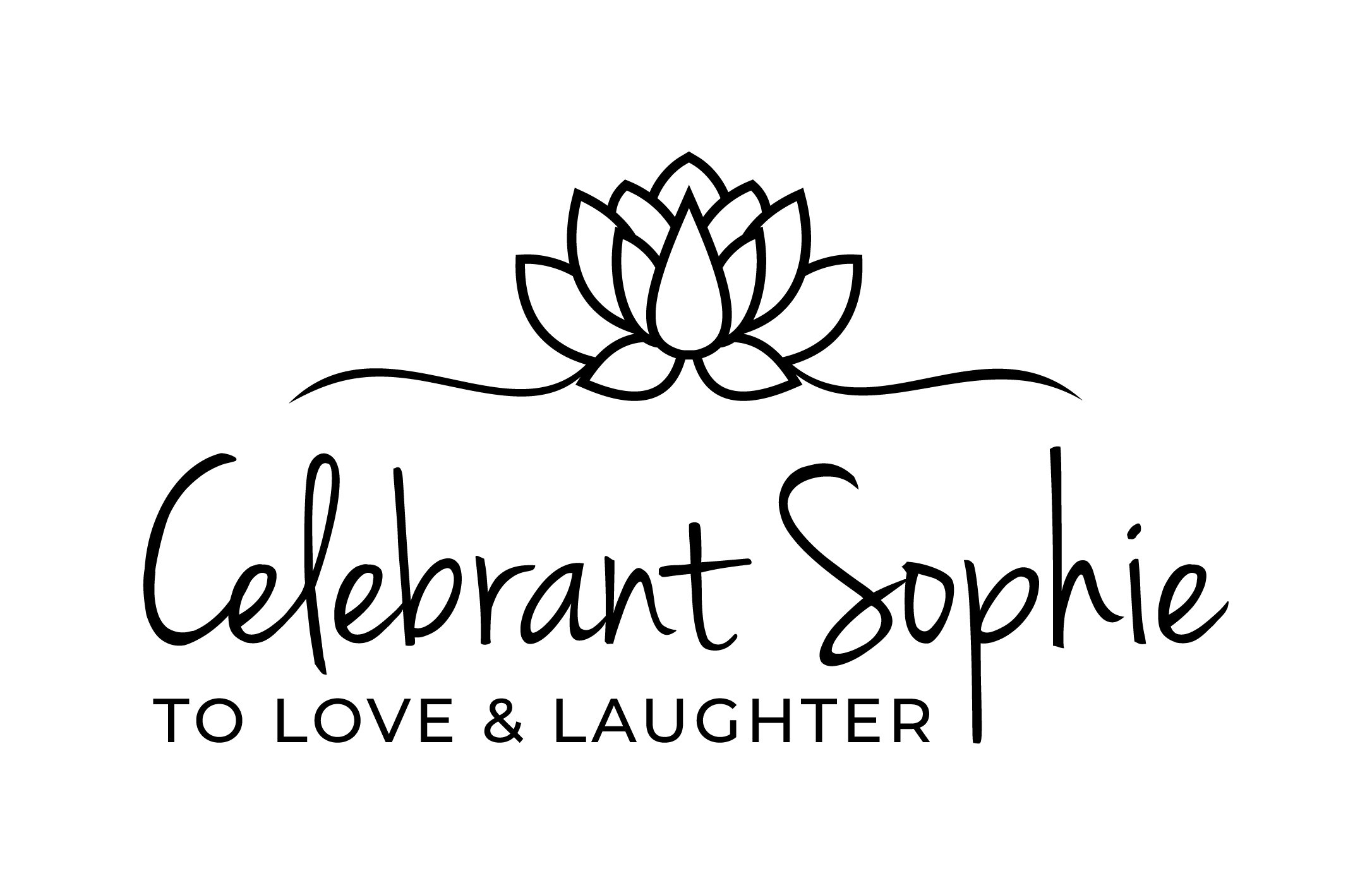 Celebrant Sophie Logo Black